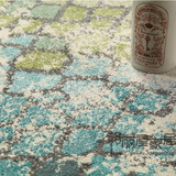 原装进口地毯精品客厅地毯卧室地垫 雅致花型北欧地中海风情