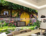 定制3D大型无缝壁画浪漫花园客厅电视沙发床头背景墙纸无缝壁纸