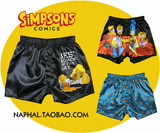 The Simpsons辛普森一家辛普森短裤家居裤卡通睡裤沙滩裤原宿情侣