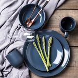 创意韩式陶瓷餐具套装 碗盘碗碟碟杯套装 纯色家用高档礼品单人