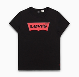夏季热销新款T恤李维斯专柜正品32223-0142百搭女黑色大LOGO短袖