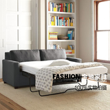 北欧宜家韩式美式小户型多功能折叠可拆洗两用单人双人客厅沙发床
