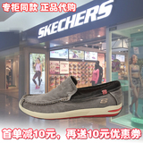 斯凯奇SKECHERS男鞋专柜代购男式透气舒适运动休闲帆布鞋63680C