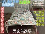 单人床双人床木板床陪护床午休床1米1.2米1.5米加固折叠床包邮