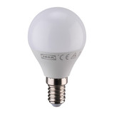 ◆北京宜家 免费代购◆IKEA里耶 LED灯泡 E14 球形 乳白色200流明