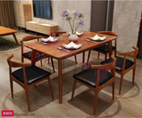 餐桌椅组合日式餐台 北欧家具小户型饭桌 实木餐桌餐椅套装简易