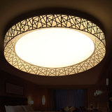 LED吸顶灯客厅灯长方形卧室灯创意大气餐厅现代简约个性鸟巢灯具