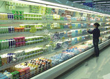 保鲜风幕柜水果保鲜柜蔬菜保鲜柜冷柜超市冷藏保鲜展示柜立式
