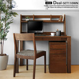 特价日式纯实木书桌白橡木电脑桌小户型带书架家用写字台正品保证