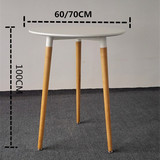 伊姆斯欧式设计师吧桌高1米圆桌现代简约式
