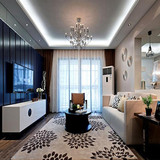 现代简约格子宜家欧式客厅茶几毯卧室床头满铺长方形晴纶地毯定制