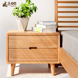 特价简约现代简易宜家收纳柜欧式储物柜日式小户型实木定制床头柜