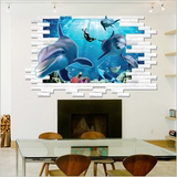 非凡 特大三D立体感可移除创意墙贴 多款大型动物贴画