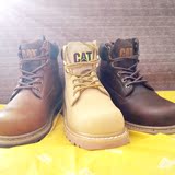 CAT男鞋卡特秋冬户外粗犷皮靴经典高帮工装大黄靴PWC44100940C4CJ