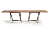 欧式工业风铁艺实木餐桌办公桌 会议桌复古做旧大长桌原木办公桌