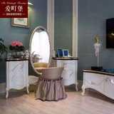 拉卡萨lacasa家具定制高端欧美式梳妆台卧室梳妆镜雕花影楼化妆台