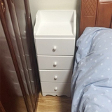 30公分特价小柜子 储物柜 现代简约床头柜实木三层特窄夹缝柜特价