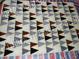 羊毛地毯客厅卧室书房手工地毯宜家北欧风格几何三角彩色混纺包邮