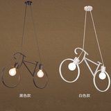 北欧创意个性自行车吊灯艺术餐厅儿童房卧室灯特色走廊过道阳台灯