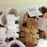 在途现货mikihouse人气小白凉鞋男女宝宝夏季白色罗马鞋日本制造