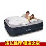 正品双层单床INTEX豪华植绒双层家居充单大双人加厚户外冲气床垫