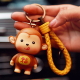 猴年吉祥物小猴子汽车钥匙扣男女可爱卡通钥匙链包挂件创意礼品
