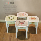 北欧实木凳子时尚创意沙发凳家用宜家餐桌凳韩式休闲板凳简约包邮