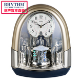 RHYTHM丽声座钟客厅静音简约现代创意欧式复古台钟钟表4SG742