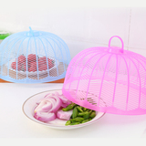3个装 环保塑料餐桌罩饭菜罩 厨房防蝇防虫菜罩圆形盖菜罩食物罩