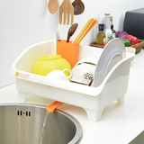 碗架厨房置物架沥水架放碗碟收纳架子厨房用品沥水篮子塑料整理架