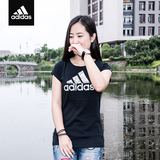 【热促】adidas阿迪达斯 夏季女子大LOGO短袖T恤  AA4142 AC3595