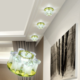 现代简约LED水晶筒灯全套客厅射灯天花灯过道灯电视背景墙灯