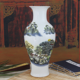 景德镇青花粉彩陶瓷花瓶花器 富贵竹花插摆件多款 客厅时尚装饰品