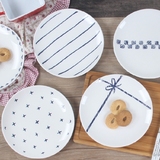 特价创意陶瓷盘子早餐盘西餐盘日式和风点心蛋糕碟菜盘北欧餐具