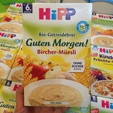 包装瑕疵德国HiPP喜宝有机水果燕麦早餐婴幼宝宝二段米粉辅食6+