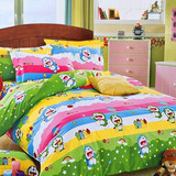 特价纯棉床上用品全棉儿童卡通纯棉加厚四件套枕套 床单1.8标准床
