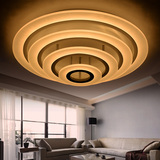 led吸顶灯现代简约客厅灯具圆形亚克力大气大厅灯创意个性卧室灯