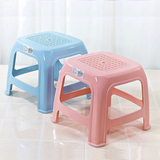 茶花塑料凳藤面小方凳子 宝宝凳 儿童凳小矮凳换鞋凳塑料凳子