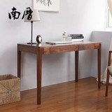 简约实木电脑桌单人工作台卧室书桌小户型原木书画桌北欧简易桌子