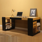美式loft复古办公桌北欧/宜家实木办公桌书桌法式原木电脑桌
