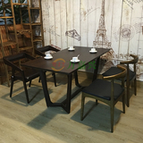 欧式实木餐桌椅组合 现代简约北欧宜家北欧餐桌椅小户型吃饭桌子