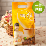 韩国进口麦馨咖啡maxim摩卡速溶三合一咖啡 黄色大袋12g*100条装
