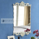 欧式壁挂镜镂空浴室镜酒店全身装饰镜玄关镜美容美发镜卫生间镜子