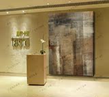 抽象油画现代艺术大幅餐厅挂画大尺寸巨幅客厅办公室装饰画走廊画