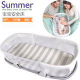 婴儿床床中床便携式折叠床新生儿安全隔离床宝宝床上床隔尿睡篮
