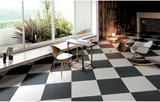 黑白灰色瓷砖仿古砖 纯色亚光防滑 客厅卫生间厨房地砖墙砖300