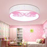 新款吸顶创意儿童房间卧室灯温馨男孩女孩房间灯圆形LED客厅节能