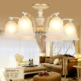 欧式卧室吸顶灯客厅简约大气餐厅铁艺田园吊灯矮户型现代灯具特价