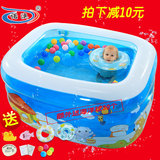 诺澳 婴儿童游泳池 婴幼儿充气加厚保温大号宝宝游泳池戏水池球池