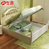 韩式床田园床公主床欧式床1.5米高箱储物床双人床1.8米实木床婚床